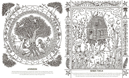 Into the Coven Colouring Book