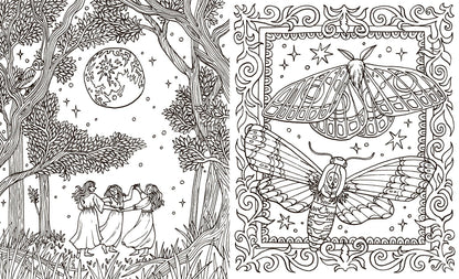 Into the Coven Colouring Book