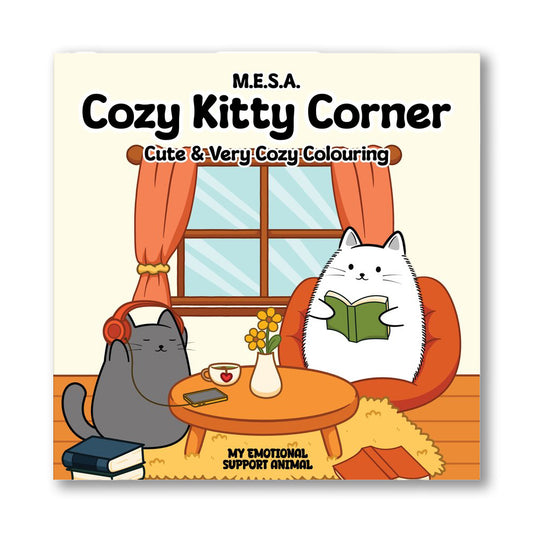 Cozy Kitty Corner Colouring Book