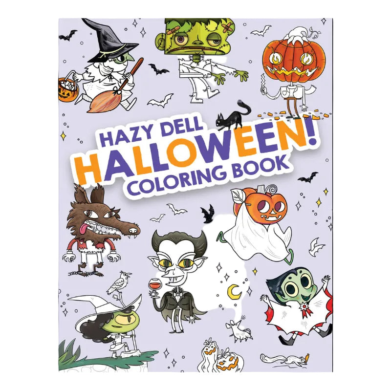 Hazy Dell Halloween Tea Colouring Book