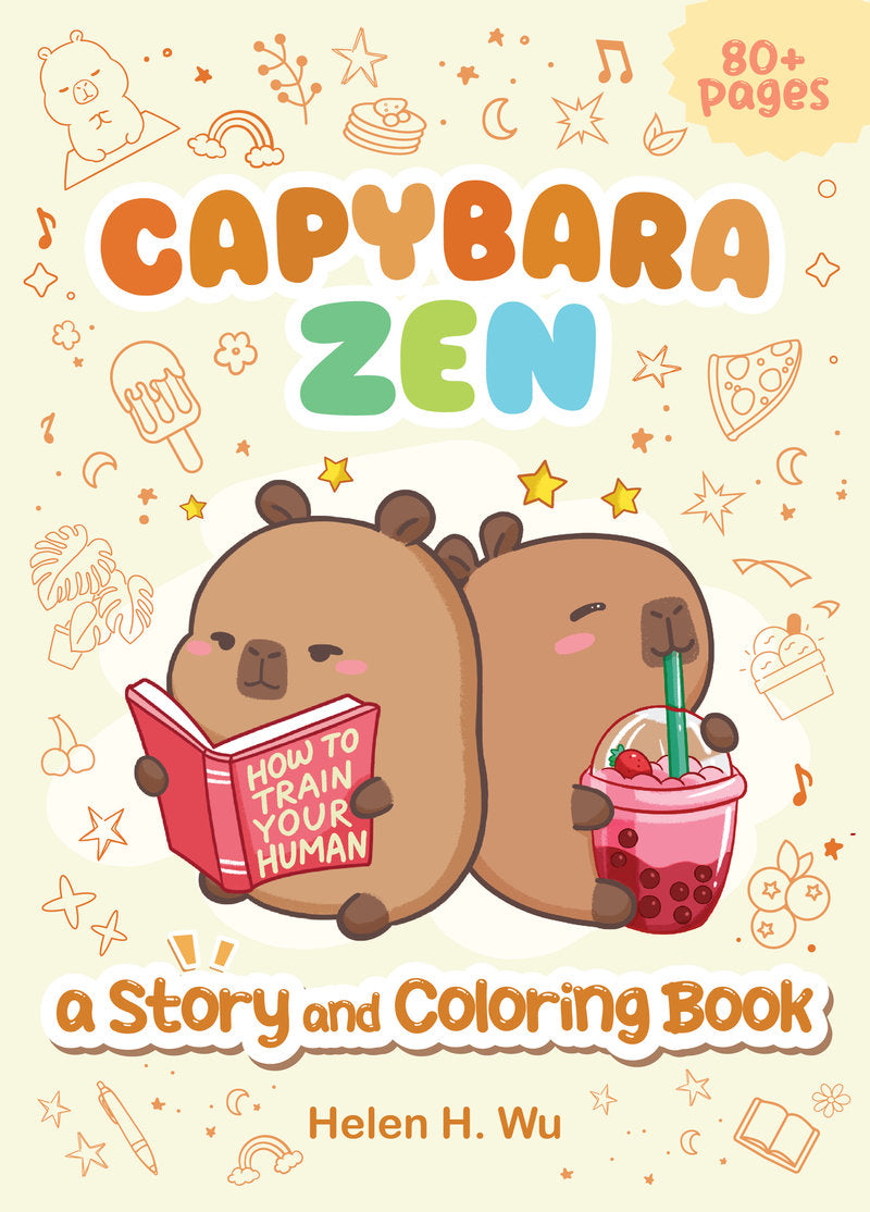 Capybara Zen Colouring Book