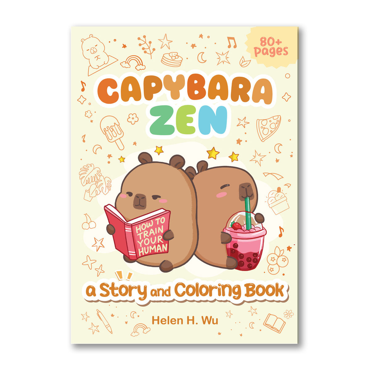 Capybara Zen Colouring Book