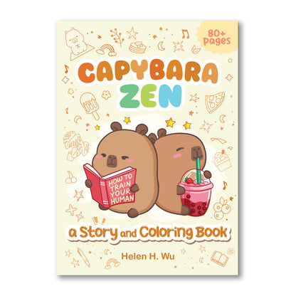 Capybara Zen Colouring Book