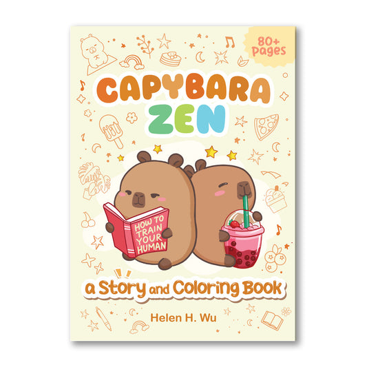 Capybara Zen Colouring Book