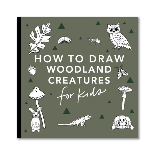 How to Draw Mushrooms + Woodland Creatures