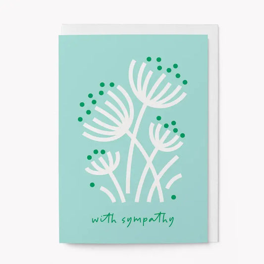 Green Floral | Sympathy Card