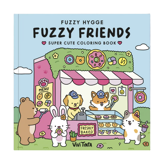 Fuzzy Hygge Fuzzy Friends Colouring Book