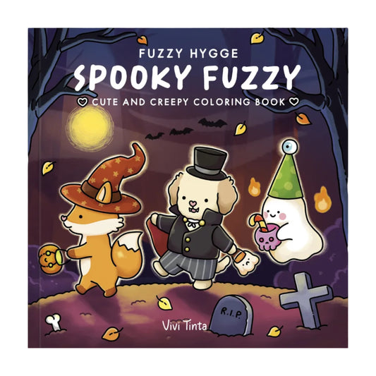 Fuzzy Hygge Spooky Colouring Book