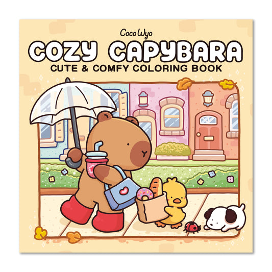 Cozy Capybara Colouring Book