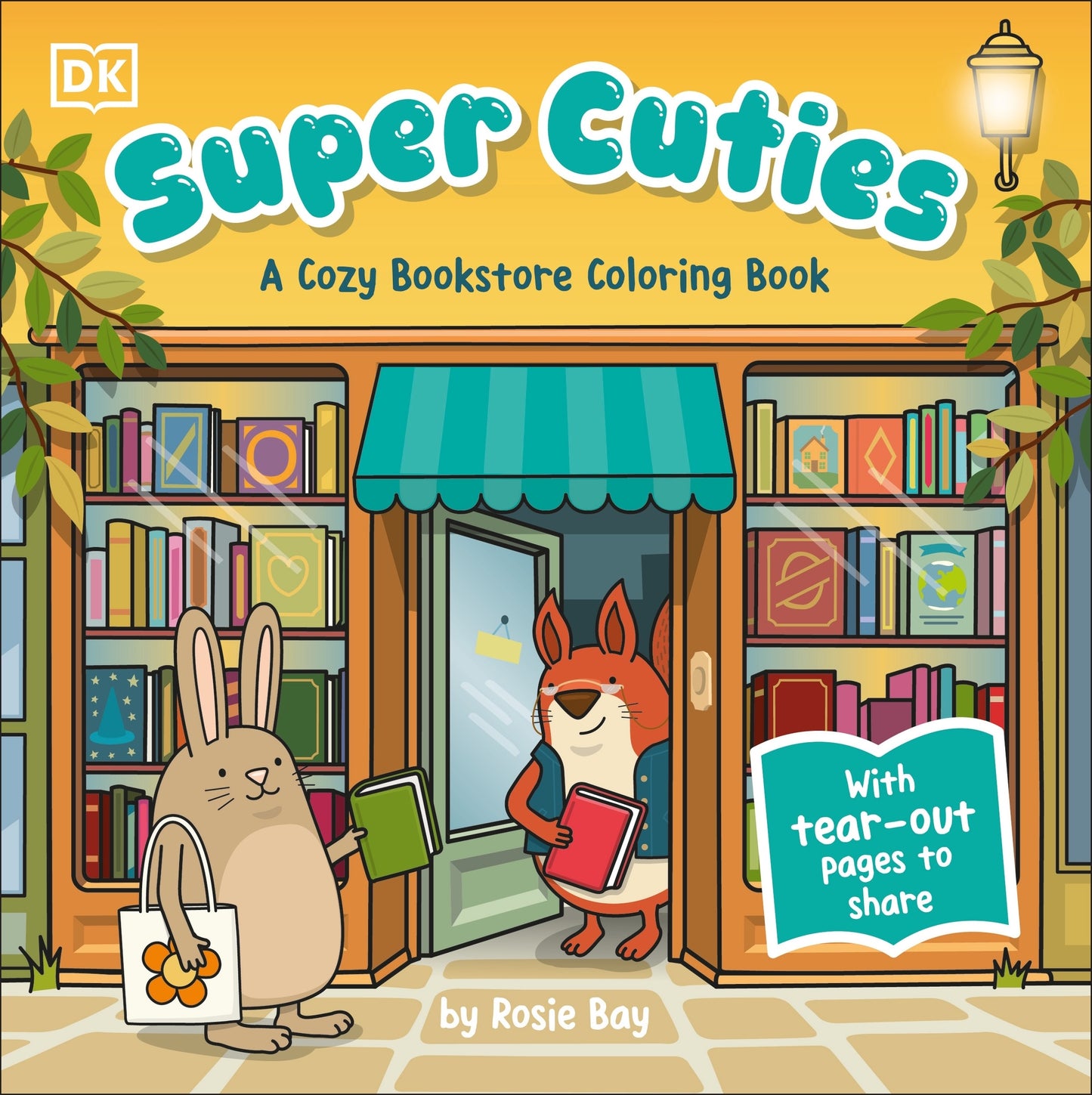 Super Cuties Cozy Bookstore Colouring Book