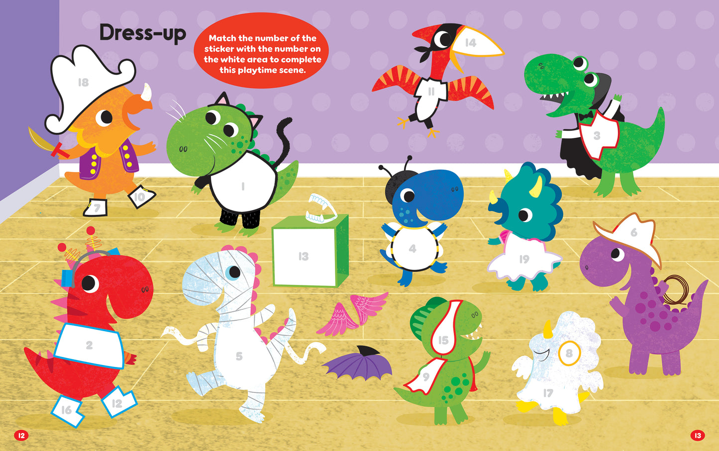 Dinos Love Stickers Activity Book