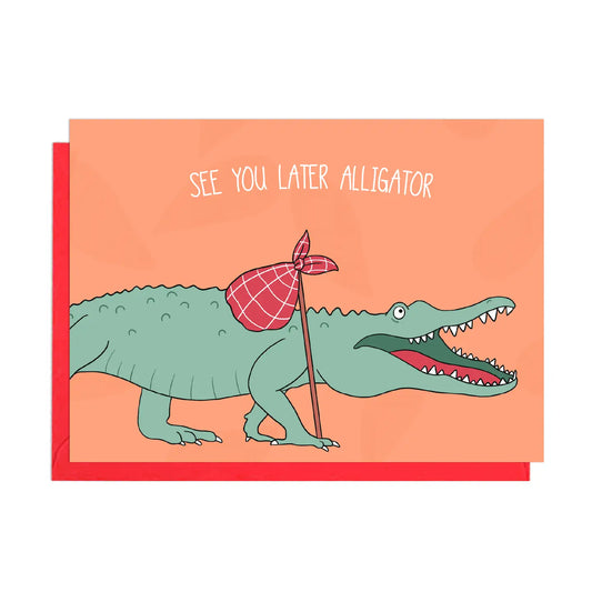 Alligator | Goodbye Card