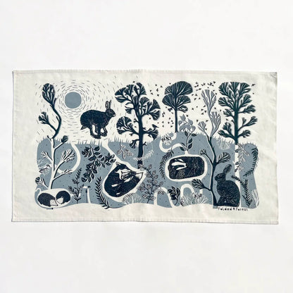Leaping Hare | Cotton Tea Towel