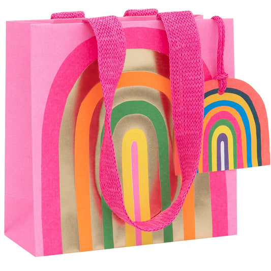Gift Bag Small | Retro Rainbows