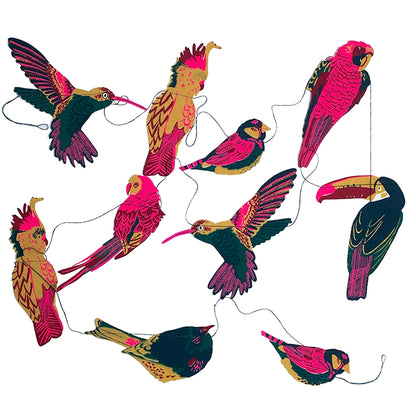 Sewn Garland | Tropical Birds