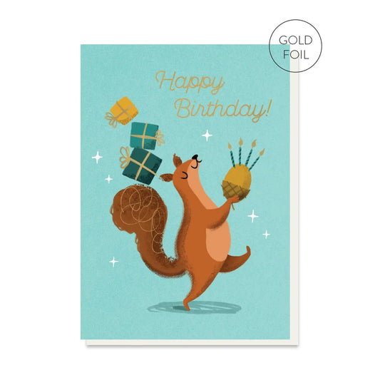 Nutty Squirrel | Birthday Card