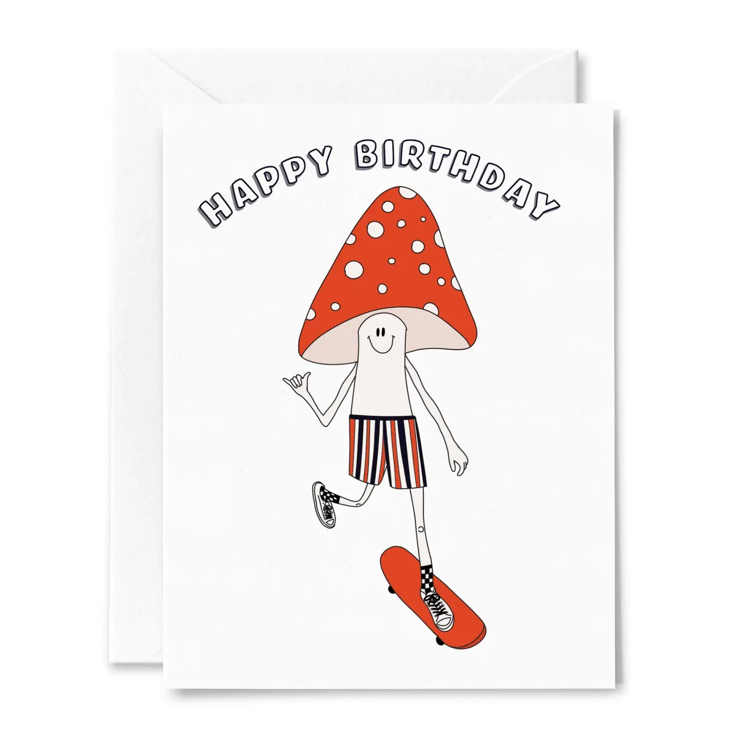 Mushroom Skater | Birthday Card