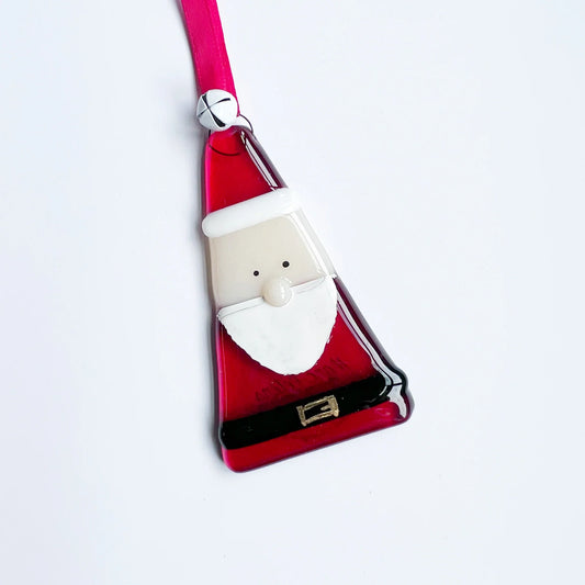 Santa Glass Decoration
