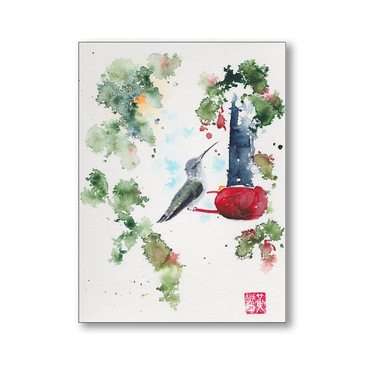 Richard Wong Card | Hummingbird