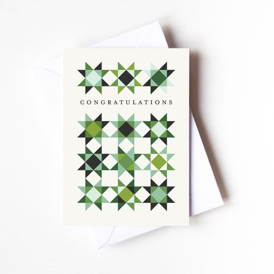 Quilt Stars | Congratulations Card