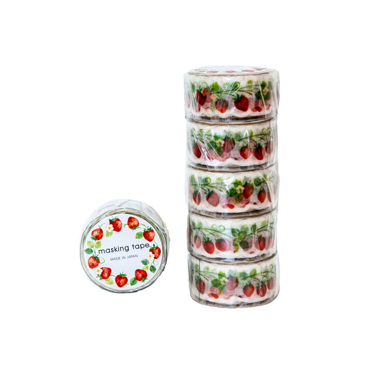 Washi Tape | Die-Cut Strawberries