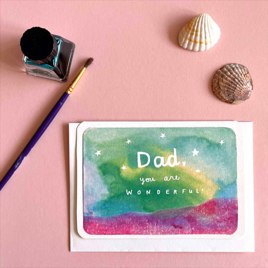 Wonderful Dad Sky | Father's Day Card
