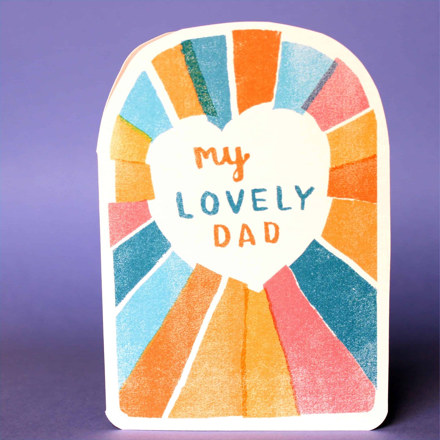 Lovely Dad Rainbow | Father's Day Card