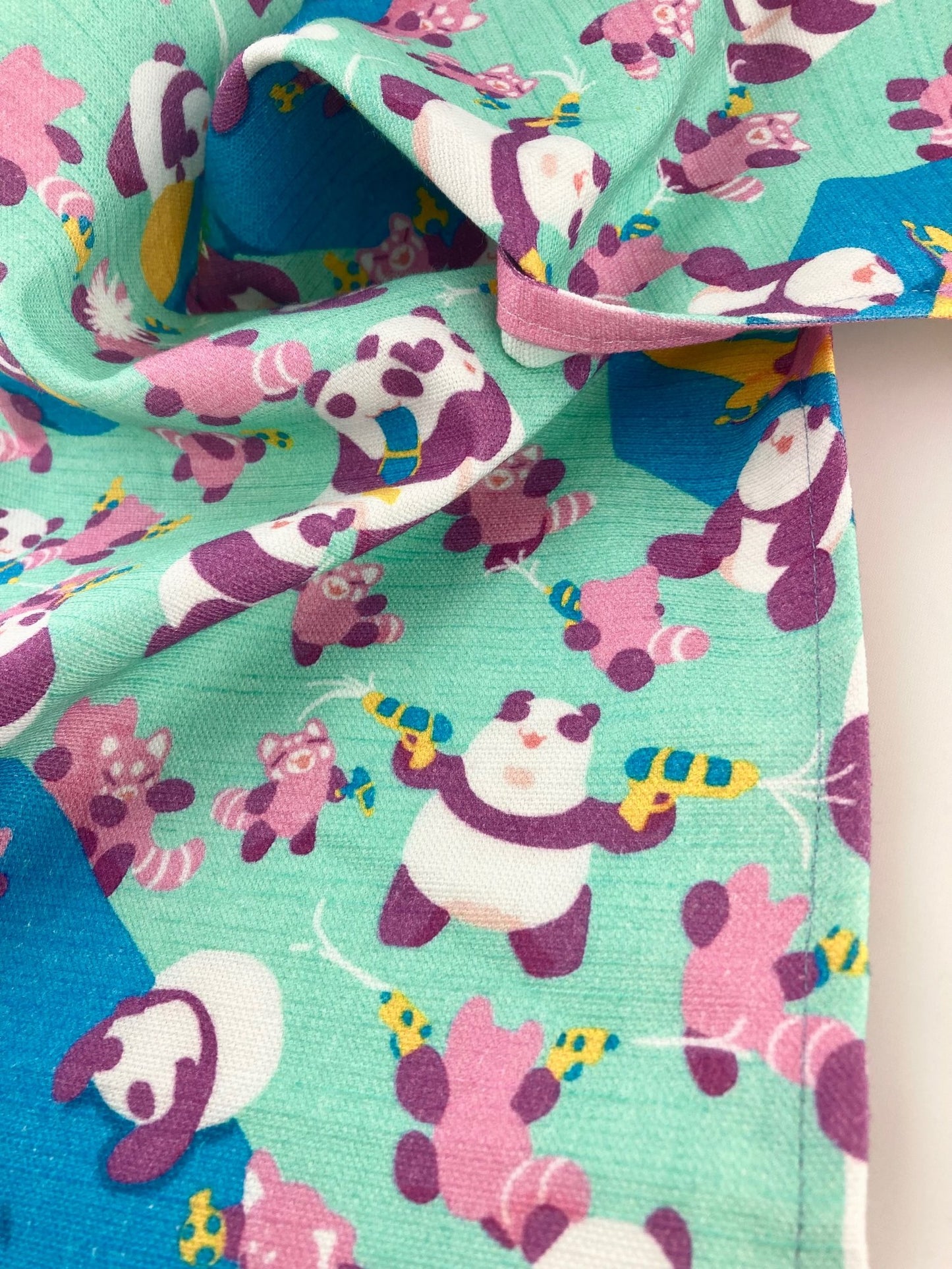 Tea Towel | Panda Battle