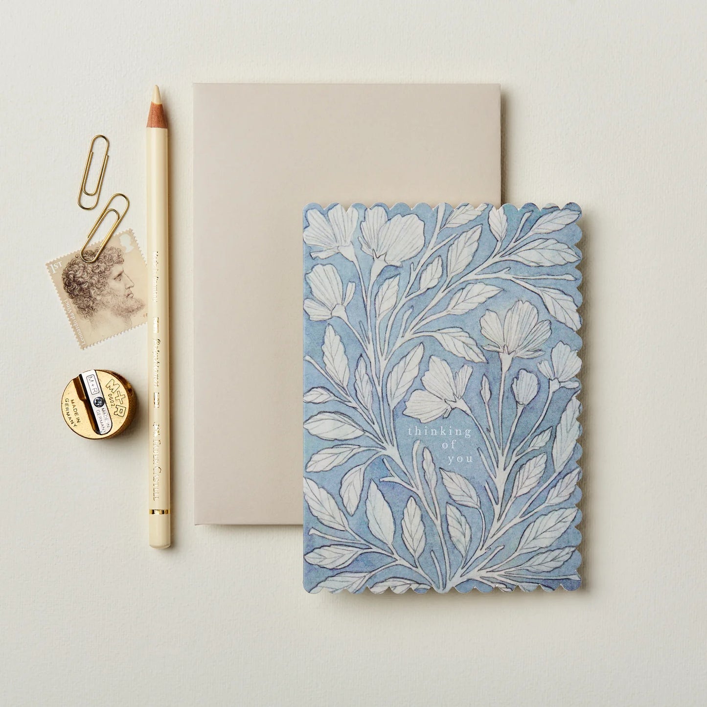 Blue Flora | Thinking of You Card