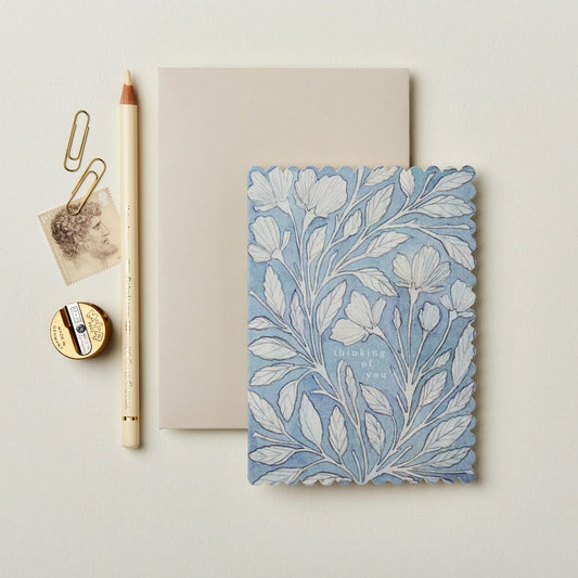 Blue Flora | Thinking of You Card