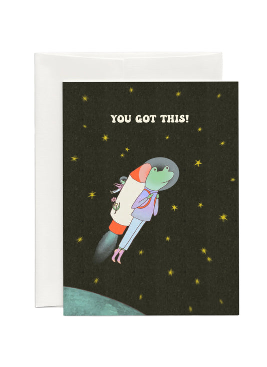 Moon and Beyond | Good Luck Card