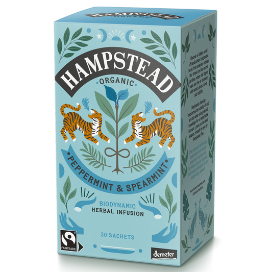 Hampstead Tea | Peppermint + Spearmint Tea Bags - Warm Gift Shop