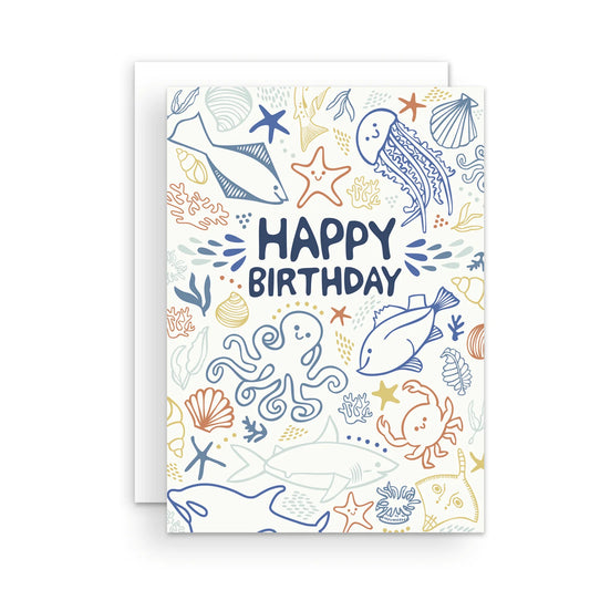 Sea Animals | Birthday Card