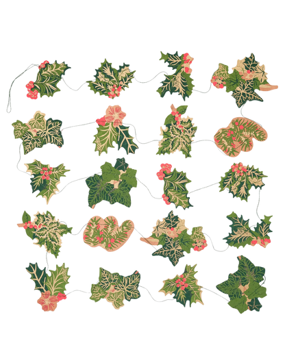 Sewn Garland | Holly and Ivy