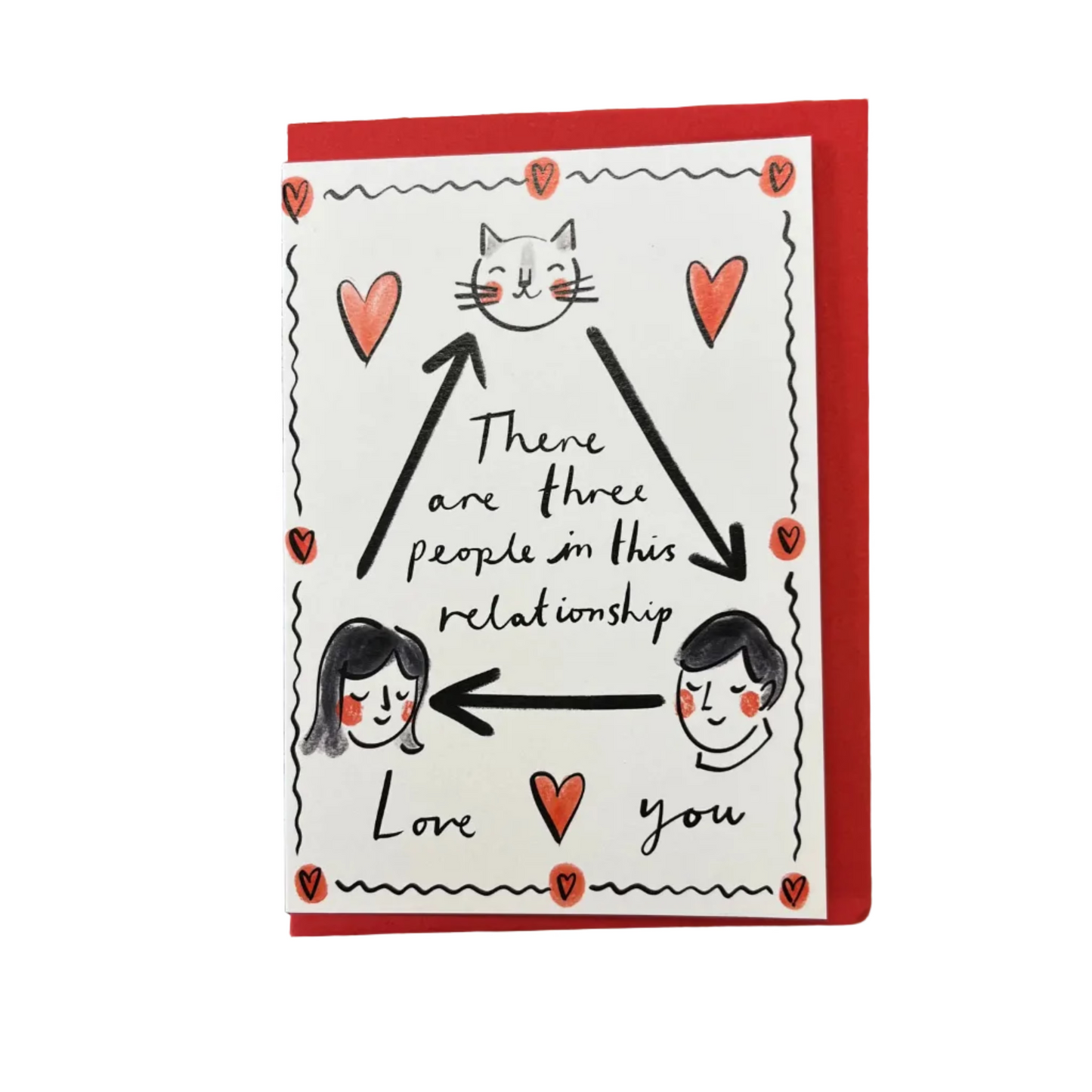 Cat Triangle | Love Card