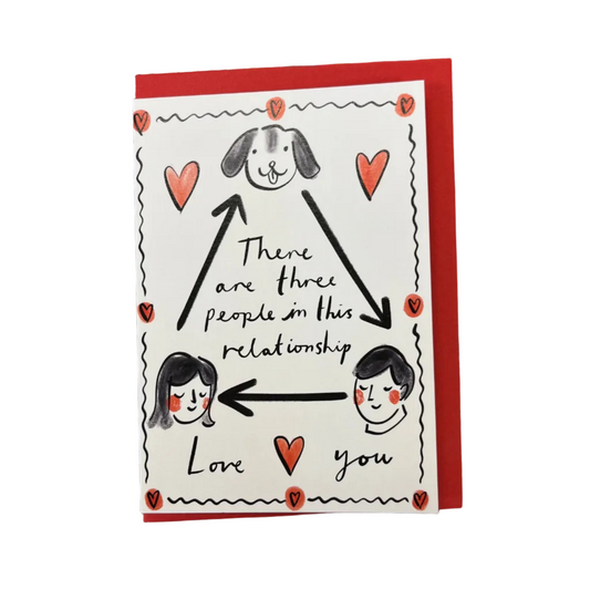 Dog Triangle | Love Card - Warm Gift Shop