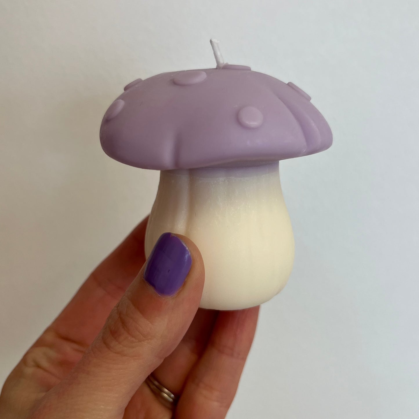 Mushroom Shaped Candle | Purple