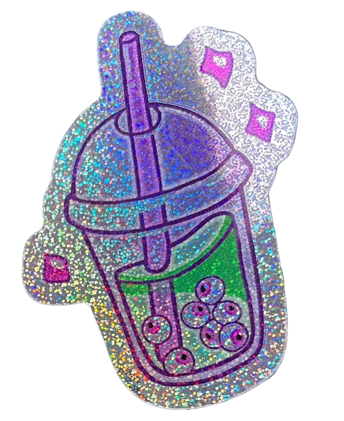 Sticker | Glitter Monster Boba