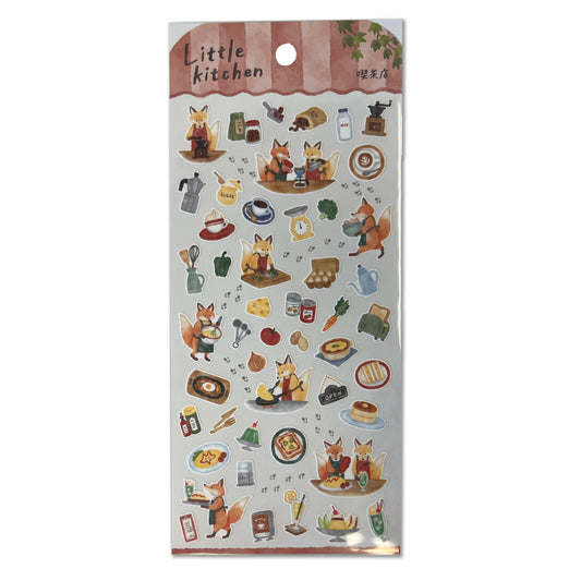 Sticker Sheet | Little Kitchen Coffee Shop