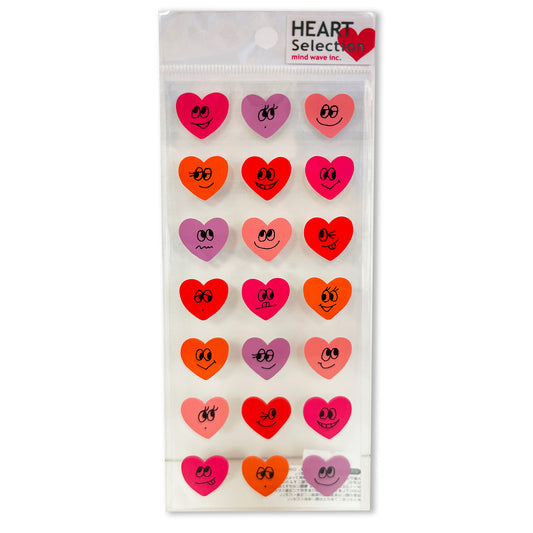 Sticker Sheet | Heart Faces