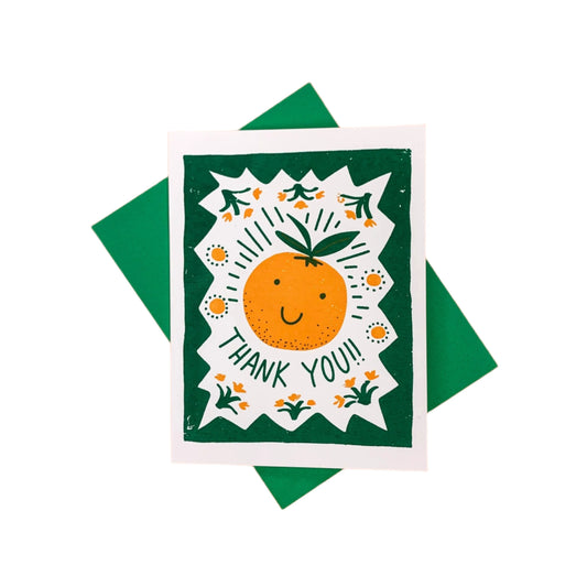 Orange | Thank You Card