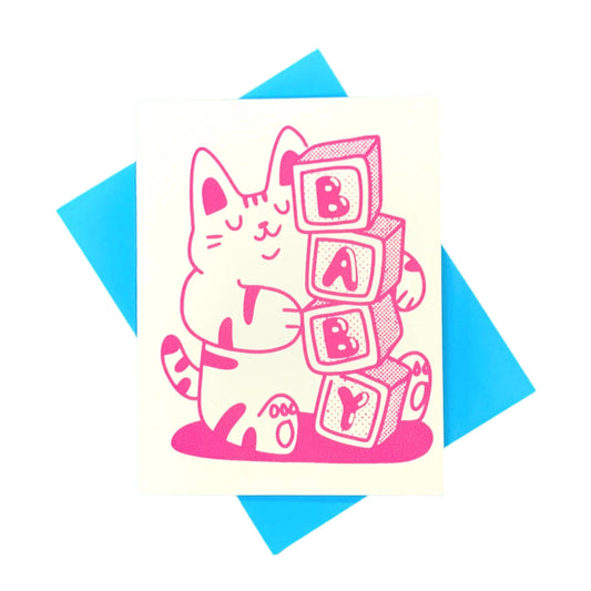 Baby Blocks | New Baby Card