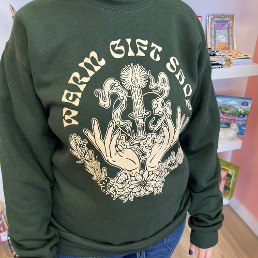 Warm Gift Shop Sweatshirt | Design by Rio Kaneki