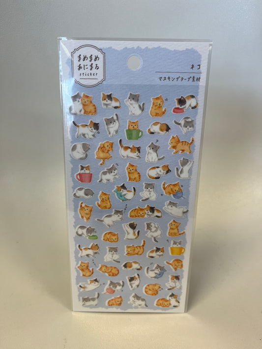 Sticker Sheet | Sweet Orange Cats
