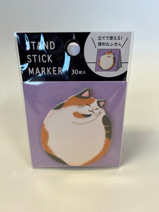 Sticky Note Stand | Calico Cat Tummy