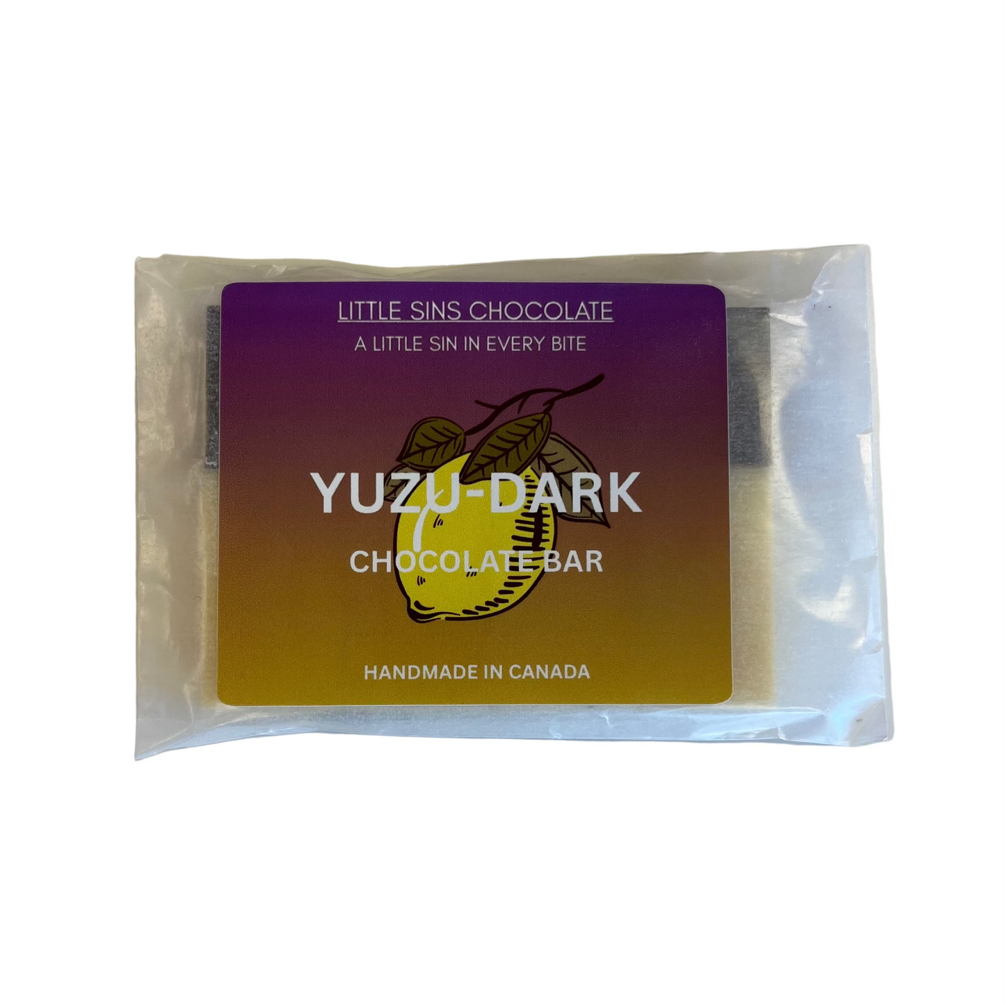 Little Sins | Yuzu Dark Chocolate Bar