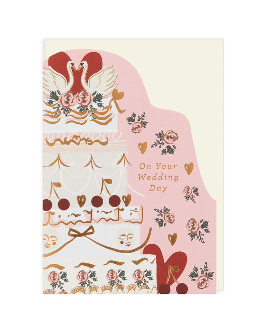 Vintage Cake | Wedding Card