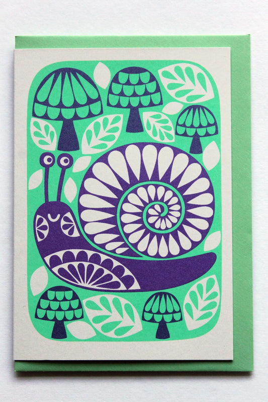 Snail | Blank Card - Warm Gift Shop