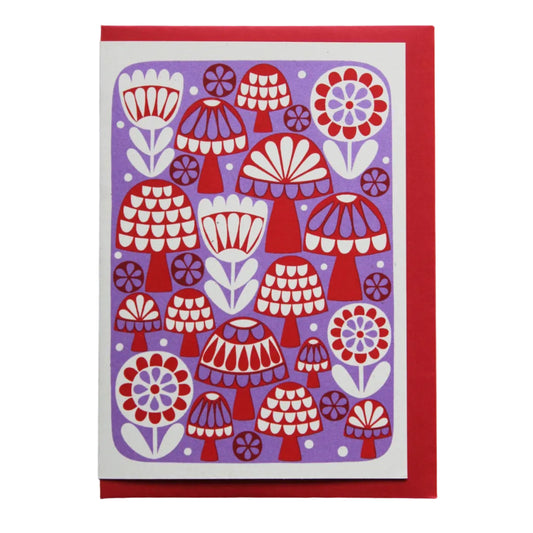 Mushrooms | Blank Card - Warm Gift Shop