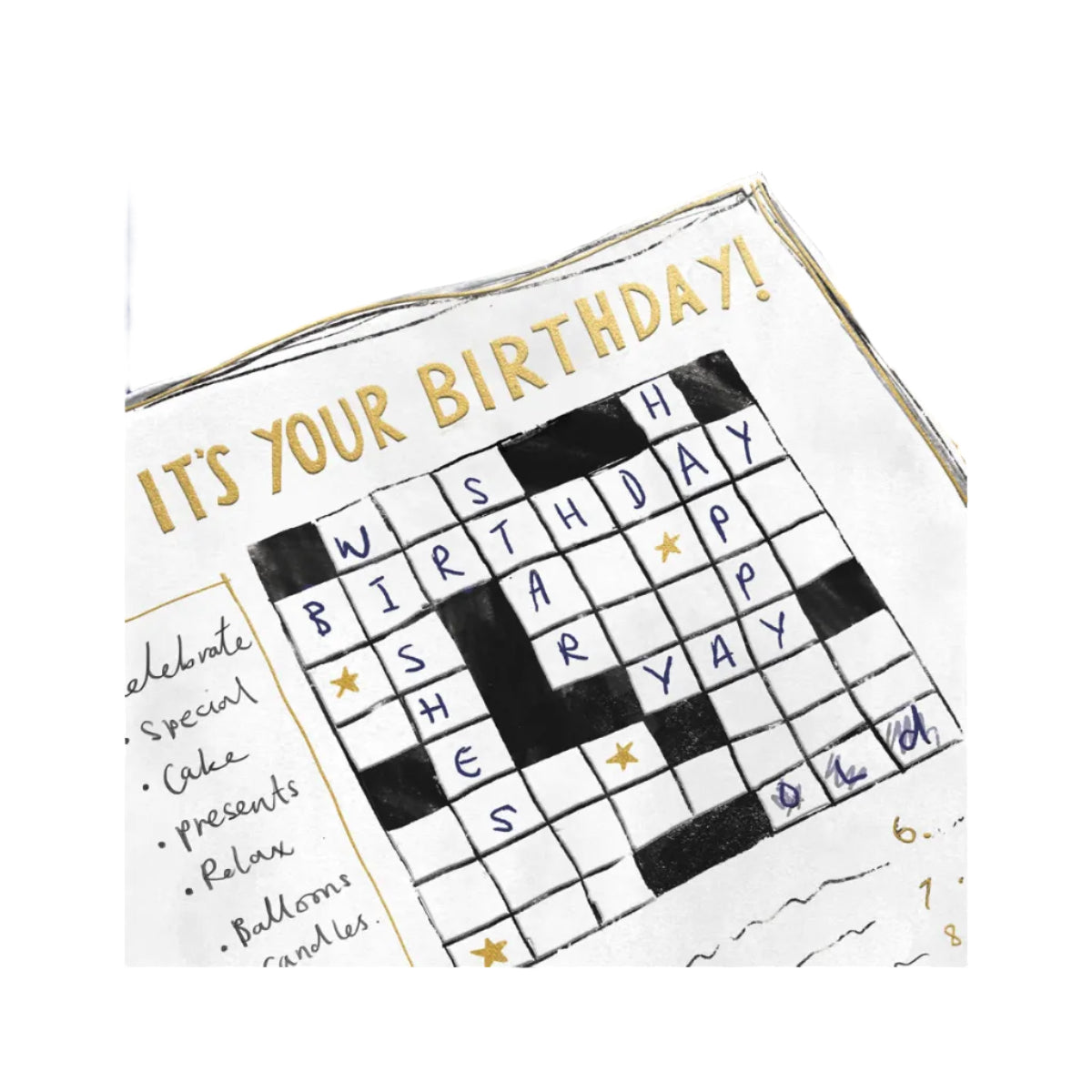 Crossword | Birthday Card